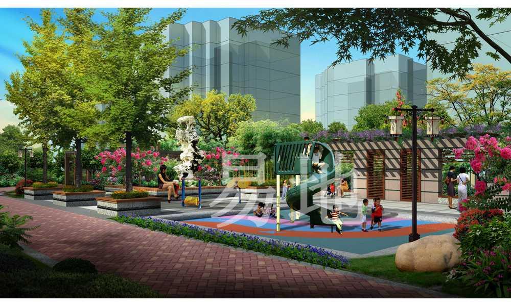 郑州易地园林景观规划设计有限公司作品，新合鑫睿智禧园